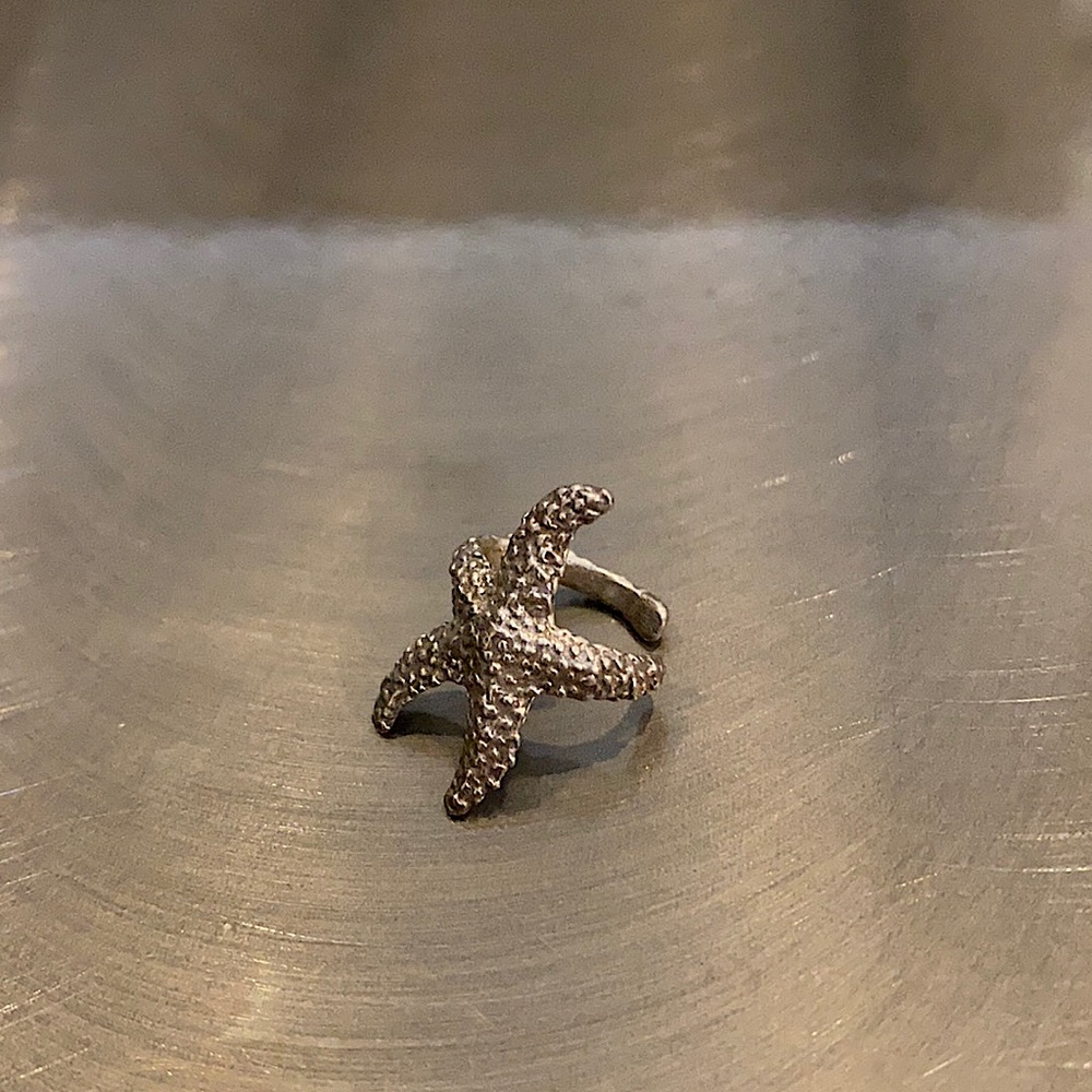 Sea Star clip-on earring (no piercing required)